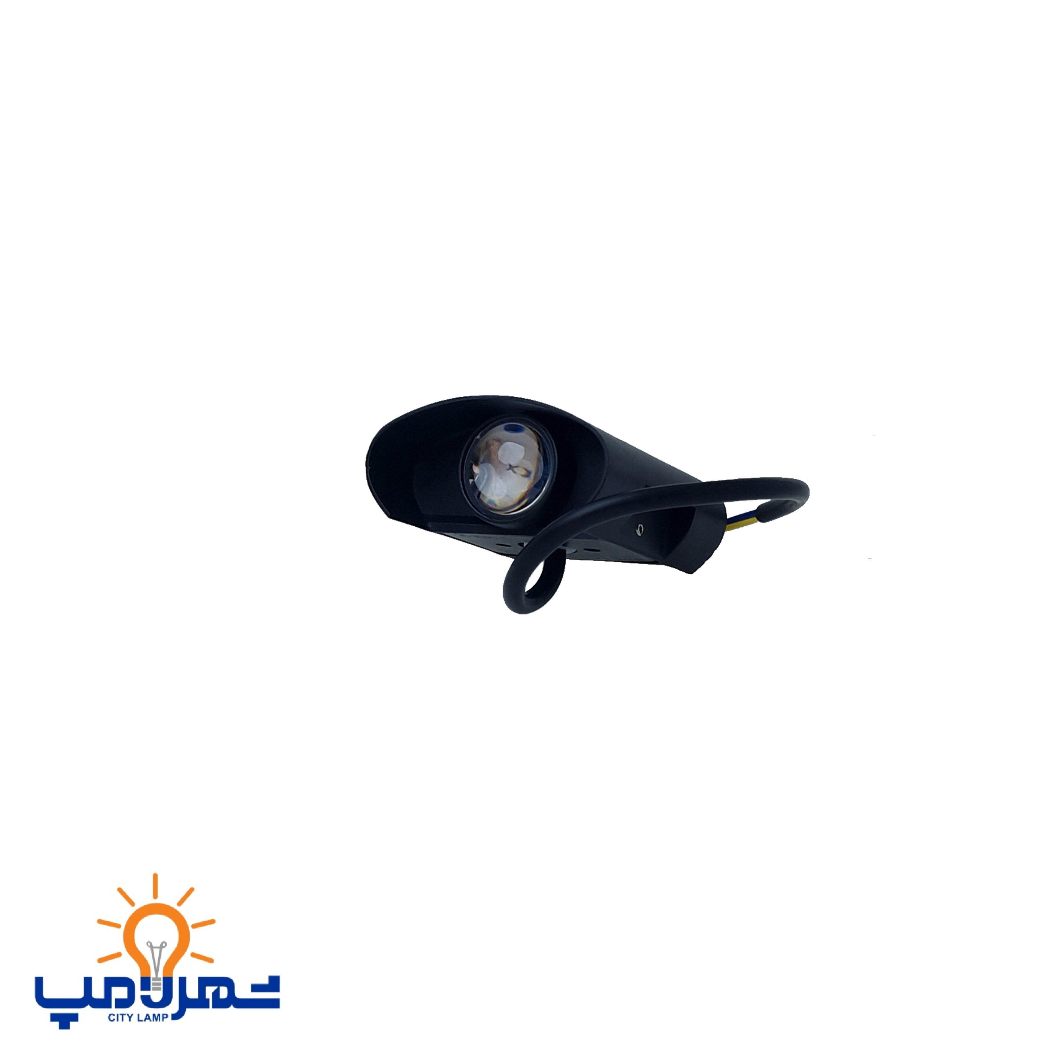 چراغ دیواری داخلی 4 وات بدنه مشکی مدل دکورا  ای دی سی