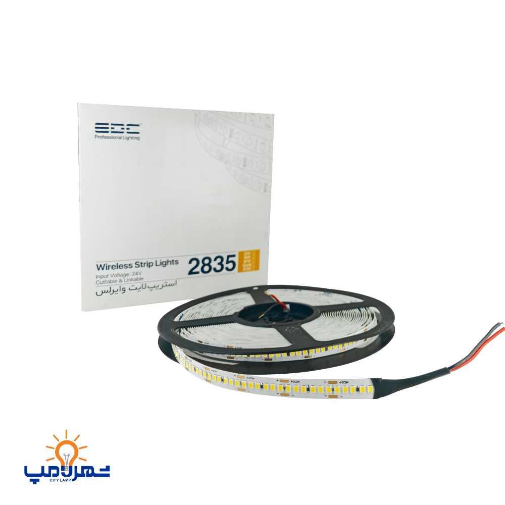 ریسه نواری 24 ولت 6 ال ای دی برش تراکم 240 ای دی سی(10 متری)