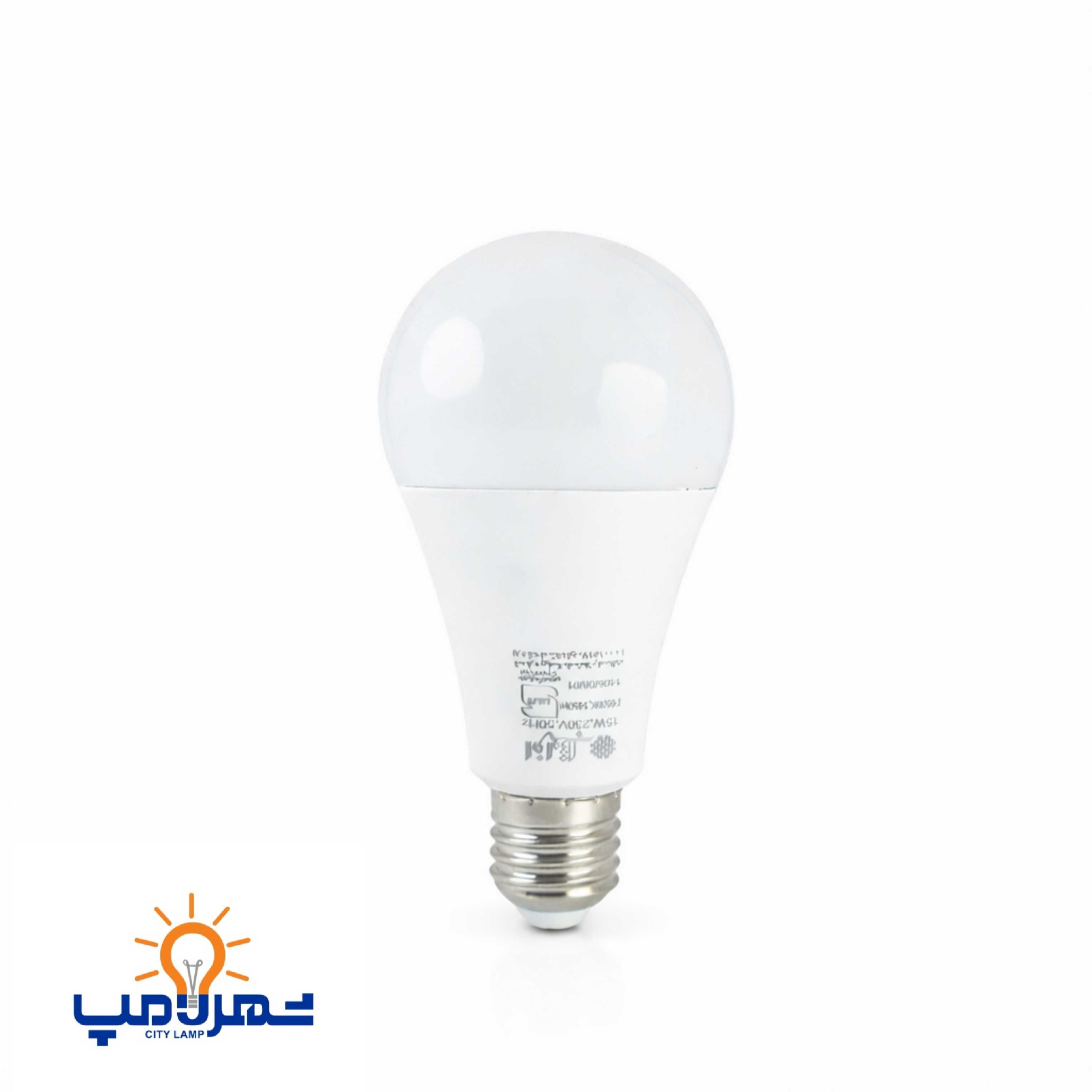 لامپ ال ای دی 15 وات مدل حبابی افراتاب 