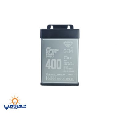 منبع تغذیه 12ولت سوییچینگ 400ولت 33آمپر جم GEEM