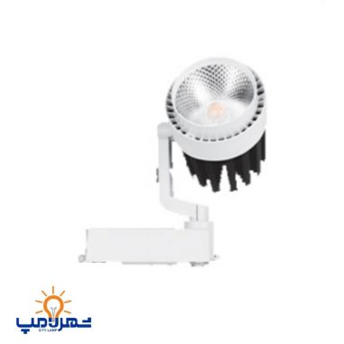 چراغ ریلی 50 وات بدنه سفید مشکی پارس شعاع توس