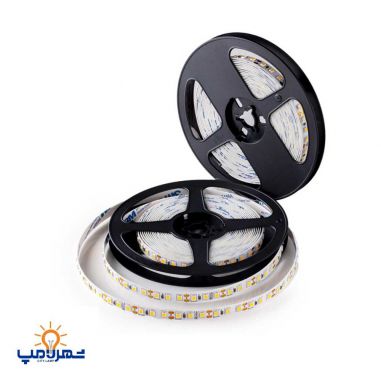 ریسه نواری 12 ولت 3 ال ای دی برش تراکم 120 ای دی سی(5متری)