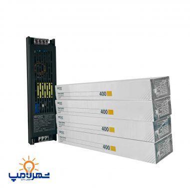 منبع تغذیه اسلیم 24 ولت 95 درصد ای دی سی سوییچینگ 400وات 16.5آمپر(بسته 4 عددی)