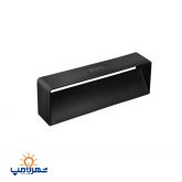 چراغ دیواری روکار18 وات مدل مستطیل بدنه مشکی ای دی سی