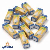 لامپ ال ای دی 7 وات مدل اشکی افراتاب بسته 12 عددی